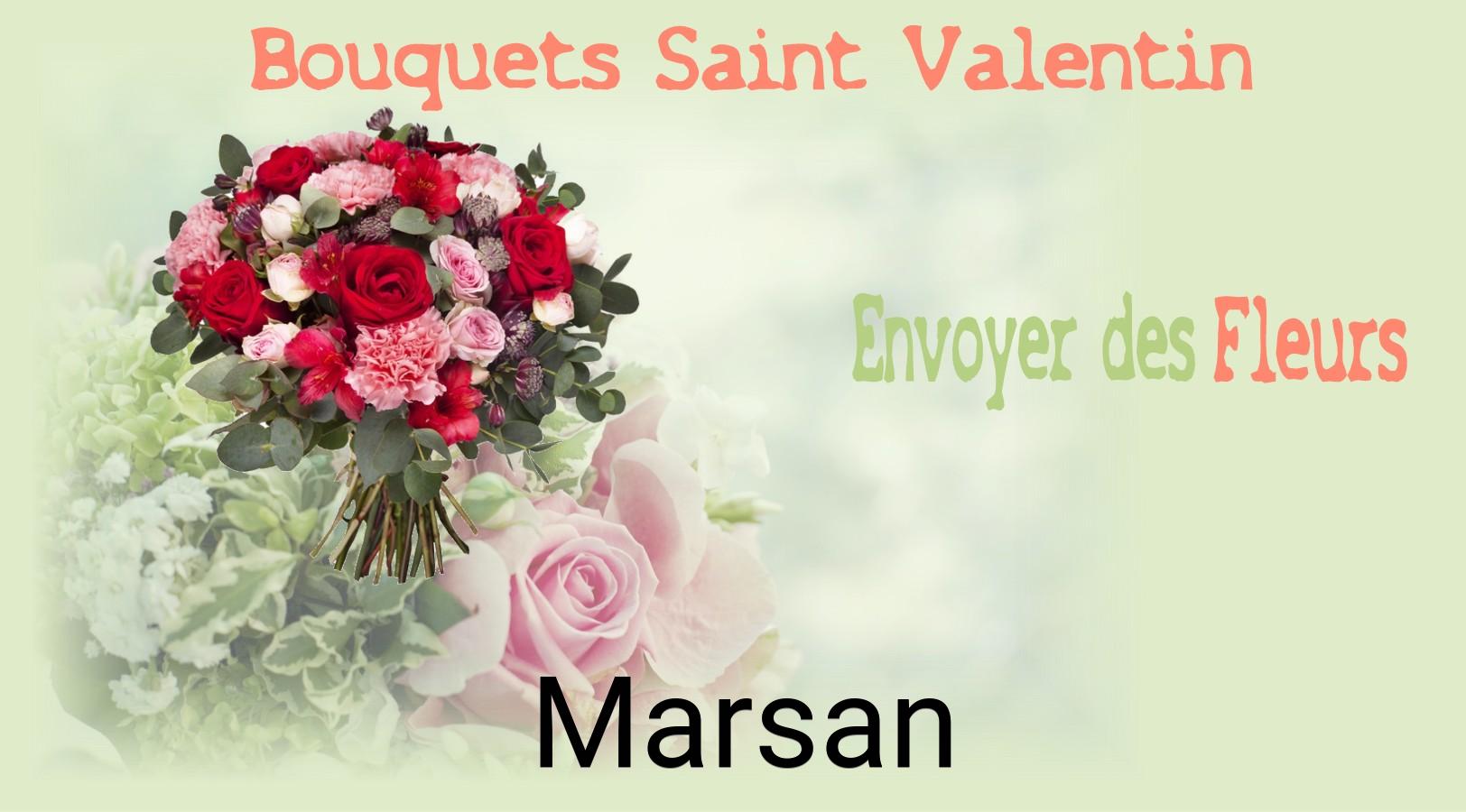 Roses de Saint-Valentin livrées à Marsan